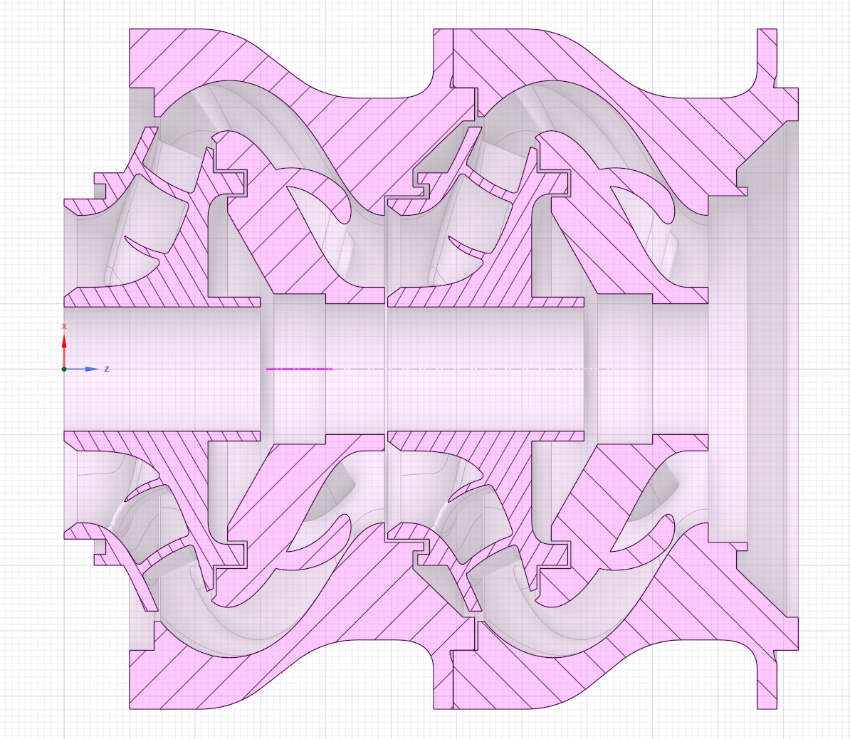 CREO空间导叶建模视频教程